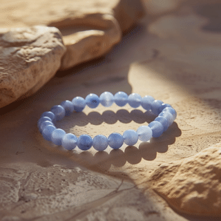 Blauwe Kantagaat Geld-Armband – Overvloed, Communicatie & Flow | S4H